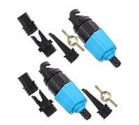 Alipis 2 Juegos Adaptador de Válvula Inflable para Bomba Sup Kit de Conversión para Tabla Paddle y Bote Conexión Rápida sin Fugas Inflado Portátil para Deportes Acuáticos