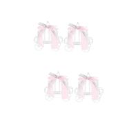 Alipis 2 Juegos Caja De Dulces Decoración Shower Shower Verja Caja De Almacenamiento De La Boda Vino Cajas De Favor De Fiesta Cajas De Hierro Rosa 2 Piezas * 2