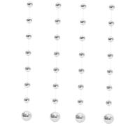 Alipis 2 Juegos Decoraciones De Fiesta Bolas De Espejo De Discoteca Delirio Decoración Fiesta Adornos Colgando Bolas De Discoteca Bolas Reflectantes De Fiesta Vidrio Silver 2 Cuerdas * 2