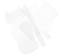 Alipis 2 Juegos Láminas de Malla para Tejer a Crochet en Abs Blanco Patrón Cuadriculado Definido y Estructura que Mantiene la Forma para Manualidades y Bolsos