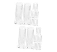 Alipis 2 Juegos Varitas Ventana Persianas Verticales Equipo Curtain Pole Cortinero Mango De Barra Ciega Transparente Empuñadura De Varita Ciega para El Hogar Pompón De Plástico 10 Uds * 2