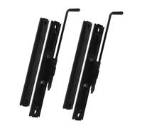 Alipis 2 pares Rieles Deslizantes para Asiento de Vehículo Kit de Montaje Ajustable para Posición Adelante y Atrás Compatible con Go Kart Utv Tractor y Cuatro Ruedas Off-road Fácil