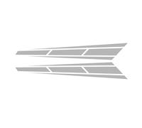 Alipis 2 Pegatinas De Vinilo Transparente para De Coche Tiras Magnéticas Pegatinas para Vehículos Decoración De Etiquetas Rayas Interiores Azules De Calcomanías para