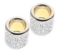 Alipis 2 Piezas Anillos Embellecedores para Reposacabezas de Coche Decoración Gemas de Imitación para Interior de Coche Accesorios para Asiento de Uso para Decorar Interior