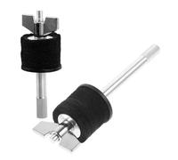 Alipis 2 Piezas Apilador de Platillos Metálicos Fieltro Negro, Soporte Doble para Batería, Diseño Elevado y Compacto, Accesorios para Instrumentos de Percusión, Montaje Estable