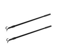 Alipis 2 Piezas Barras Telescópicas Ajustables para Cortinas Varillas de Aluminio para con Gancho para Colgar Ropa Regulables y Retráctiles para Ventanas de Espacio