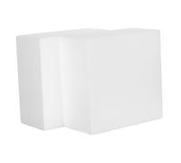 Alipis 2 piezas Bloques de Espuma para Tartas de de Cake Dummy para Práctica de Decoración y Enseñanza Simulación de Textura Auténtica Superficie Blanca para Técnicas de Decoración