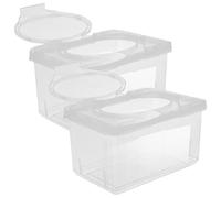 Alipis 2 Piezas Caja De Toallitas De Bebe Porta Toallitas Para Bebe Estuche De Toallitas Para Pañales Dispensador De Pañuelos Húmedos Holder Toalhitas Viajar Máscara Facial Auto Páginas