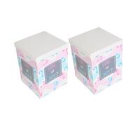 Alipis 2 Piezas Cajas de Revelación de Género para Bebés Letras y Espacio para Globos para Shower y Fiestas de Revelación de Género