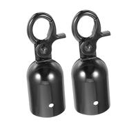 Alipis 2 Piezas Cord End Caps Metal Rope Hook Fastener With Snap Hook Finish Heavy Duty For Guardrail And Stanchion Secure Connections