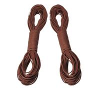Alipis 2 Piezas Cuerda Paracord Núcleos Nylon Resistente para Camping y Supervivencia con Reflectante para Tiendas y Líneas de Viento de Marrón
