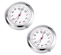 Alipis 2 Piezas de Reloj de Bolsillo Esfera de Vidrio, Accesorio de Reloj Práctico y Claro para Manual DIY, Diseño Conciso y Elegante Varios Estilos