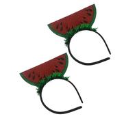 Alipis 2 piezas Diademas de Sandía Ligeras y Chic para Fiestas Tocados de Pelo Creativos y Accesorios Decorativos para Despedidas de Soltera y Eventos Temáticos