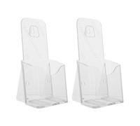 Alipis 2 Piezas Estantes Colgantes para Archivos de Oficina Acrílicos Transparentes, 2 Piezas, Diseño Compacto para Almacenamiento de Documentos y Exhibición en Pared, Organizador