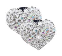 Alipis 2 Piezas Joya de Amor Decoración de Ventilación de Coche Clips para Salida de Difusor de Coche de Clip para Tablero de Instrumentos para Aroma para Decoración Interior