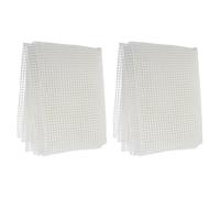 Alipis 2 Piezas Lámina de Malla para Bordar Alfombra Herramientas de Gancho de Pestillo, Plástico Blanco, Multiusos y Fácil Limpieza para Manualidades en Salones