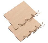 Alipis 2 Piezas Libro De Votos De Madera para Boda como Centro De Mesa para Bodas Personalizado para Despedida De Soltera