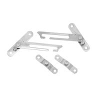 Alipis 2 Piezas Limitador de Ventanas de Acero Inoxidable Dispositivo de Seguridad para Ventanas Abatibles y Correderas Control de Apertura para Protección Infantil