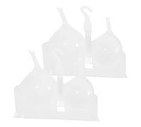 Alipis 2 Piezas Maniquí de Lencería para Mujer con Percha Torso Ligero y Compacto para Exhibición de Sujetadores Tienda Diseño Práctico y Fácil de Colgar de Unidades Blancas Pequeñas