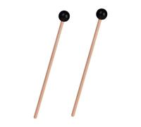 Alipis 2 Piezas Martillo de Instrumento Hueco Mango de Madera Baquetas de Percusión para Instrumento de Lengüeta Mazos para Timbales Estilo Aleatorio