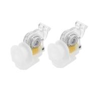 Alipis 2 Piezas Mecanismo de para Horizontales Repuesto Plástico con Varilla Hexagonal Control de Inclinación para Accesorios de Cortinas