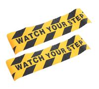 Alipis 2 piezas Pegatinas de Advertencia Antideslizantes Impermeables Señal de Precaución para Mojados y Zonas Peligrosas Resistentes al Desgaste y Uso Exterior Diseño Negro y Amarillo