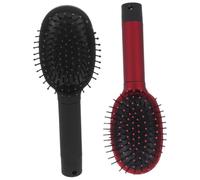 Alipis 2 piezas Peine con Caja de Almacenamiento Multifunción Unidades Peine Oculto Rojo y Negro Contenedor Secreto para Joyas y Accesorios Compacto y Portátil para Uso Diario