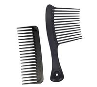 Alipis 2 piezas Peine de Dientes Anchos para Mujer de Peines de Peinado y Corte Antiestático Ergonómico y Ligero para Cabello Rizado y Uso Diario y Profesional Salón