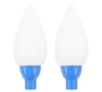 Alipis 2 piezas Pinceles de Esponja para Escritura Agua Cabeza Grande Reemplazable Ligero y Portátil Para Adultos Suministro de Pinceles de Caligrafía para Escritura Creativa al Aire