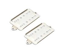 Alipis 2 piezas Placas Base Metálicas para Pastillas de Guitarra Humbucker Unidades Resistentes al Desgaste Antióxido Compatibles con Pastillas Eléctricas Estándar Accesorios Prácticos