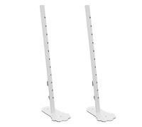 Alipis 2 Piezas Soporte Ajustable para Tableros Perforados de Escritorio, Patas Metálicas de Acero Inoxidable, Accesorio Montaje para Organización en Oficina y Espacios de Trabajo