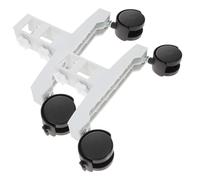 Alipis 2 piezas Soporte para Calentador Infrarrojo con Base Resistente y Ruedas Giratorias Compatible con Diferentes Grosores Estructura Reforzada de Nylon y Hierro para Uso Doméstico y