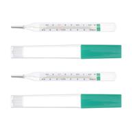Alipis 2 Piezas Termómetro Corporal de Vidrio para Uso Doméstico y Clínico, Medición Precisa Escala Dual y Pantalla Fácil de Leer, Adecuado Adultos, Material de Galio y Estaño