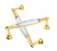 Alipis 2 Piezas Tiradores de Cajón de Metal para Muebles Asas de Vidrio Coloridas para Cocina y Baño Diseño Moderno y Resistente para Armarios y Cómodas