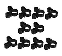 Alipis 2 Series Champán O Clip Bebiendo Abrazaderas para Cables Alcohol Sostenedor De Botella Protector De Botella De Viaje Espumoso Abrebotellas Botellero El Plastico Black 10 Piezas*2