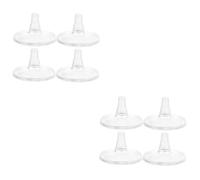 Alipis 2 Series Soporte De Bola De Cristal Acuario Decoración De Peces Tanque Soporte Decorativo para Huevos Expositor De Huevos Soporte De Esfera De Polivinilo 4 Piezas*2