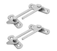 Alipis 2 Topes De Ventana De Acero Inoxidable Cierre De Seguridad para Ventanas Limitadores De Apertura Restringidor De Seguridad Abatibles para