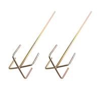 Alipis 2 Varillas Mezcladoras de Cemento Multifunción Vástago Hexagonal, Acero Robusto, para Taladro Eléctrico, Uso Profesional y Bricolaje, Mezcla Pintura y Mortero, Kit 2 Piezas