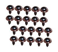 Alipis 20 Ojos de Seguridad Marrón para Manualidades Ojos de Plástico de 28 MM para Peluches y Amigurumis para Muñecas y Juguetes DIY Ideales para Proyectos de Halloween y Crochet