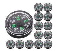 Alipis 20 Piezas Brújula Mini de Plástico para Senderismo y Camping de Portátil Ligera Accesorio de Supervivencia para Mochilero y Guía de Orientación al Aire