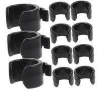 Alipis 20 piezas Clips para Cables Soporte para Micrófono Inalámbrico Abrazaderas Organizadoras para Gestión de Cables Trípodes y Soportes Múltiples Usos