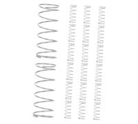 Alipis 20 Piezas Resorte de Acero Inoxidable Silencioso | Amortiguación de Impactos, Descarga Suave, Adecuado para Mantenimiento de Baños y Hoteles, Color Plata