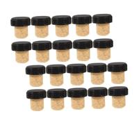 Alipis 20 piezas Tapones de Corcho para Botellas de Vino Diseño T Resistente y Práctico Fácil de Usar y Limpiar Compatibles Mayoría de Botellas de Vino Sellado Seguro y Duradero