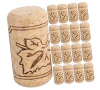 Alipis 20 Piezas Tapones de Corcho para Botellas de Vino y Cerveza de Selladores de Botellas Reutilizables para Mantener la y Decoración con Diseño