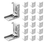 Alipis 20 Soportes de Hierro para persianas Romanas, Accesorios para persianas, Clips de Repuesto para persianas Verticales, fáciles de Reparar.