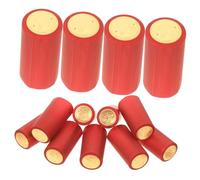 Alipis 200 Piezas Tapones de PVC para Botellas de Vino Fundido por Calor Capsulas Termorretráctiles Rojas para Decoración Casa y Sellado Profesional