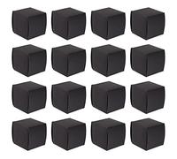 Alipis 20piezas Caja De Embalaje De Obsequio Cuadrada Color Negro Para Dulces, Golosinas y Galletas Para Decoraciones De Fiesta y Obsequios De Boda