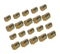 Alipis 20piezas Mini Cofre del Tesoro de Plástico Modelo de Cofre Pequeño para Joyas de Piratas para Fiestas de Cumpleaños de Halloween Escenario de Micro Escenas