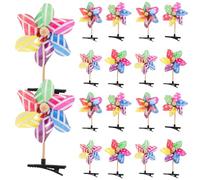 Alipis 24 Pasadores Pelo Forma de Molinete, Pinzas Decorativas para Niñas, Accesorio Cabello Creativo y Antideslizante, Pack de 24 Unidades para Fiestas y Uso Diario Estilo Aleatorio