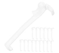 Alipis 24 Piezas De Soportes De Clip para Cenefa De Persiana Vertical Abrazaderas De Montaje Clips Reemplazables